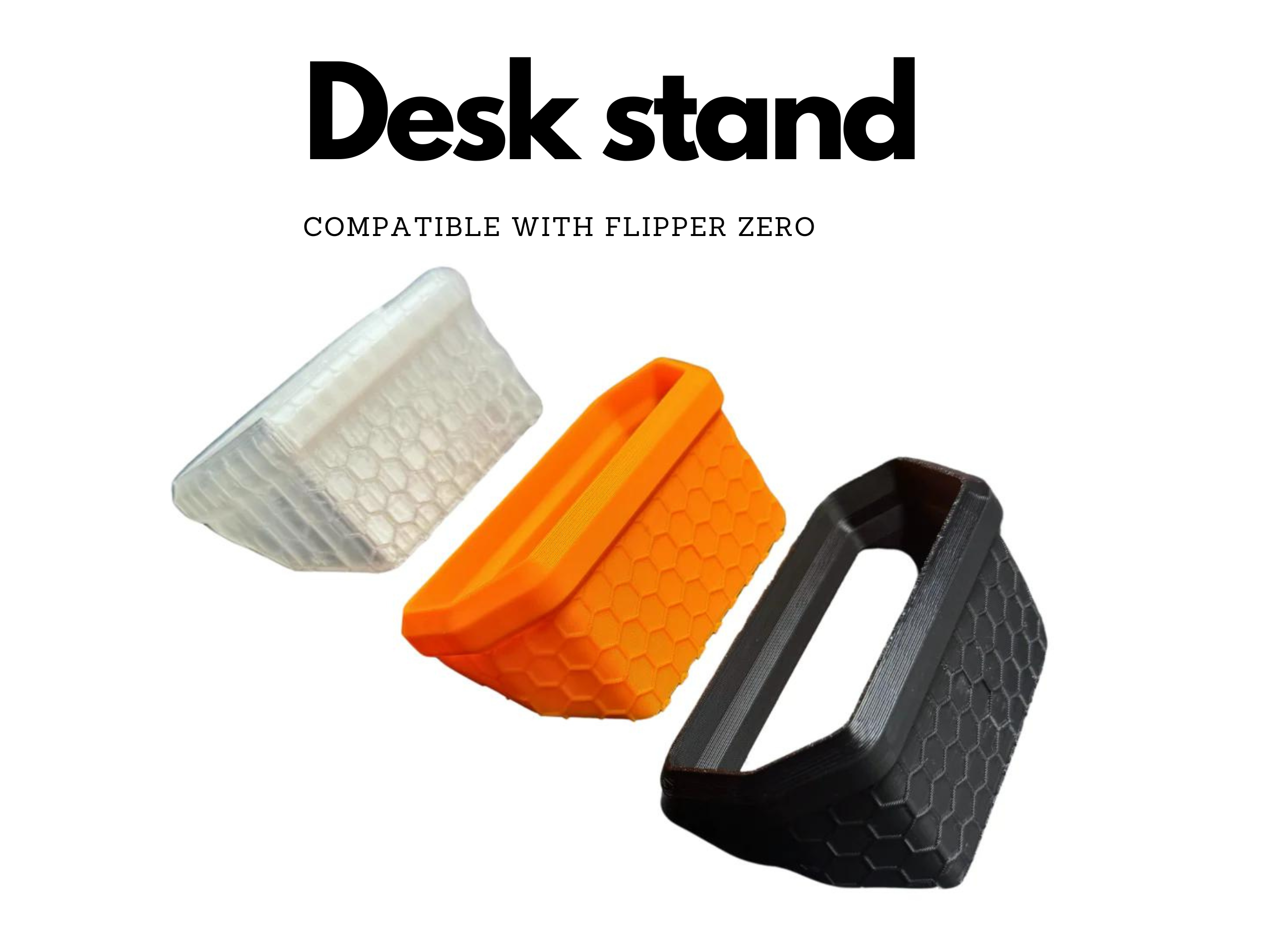 Desk stand compatible with Flipper Zero